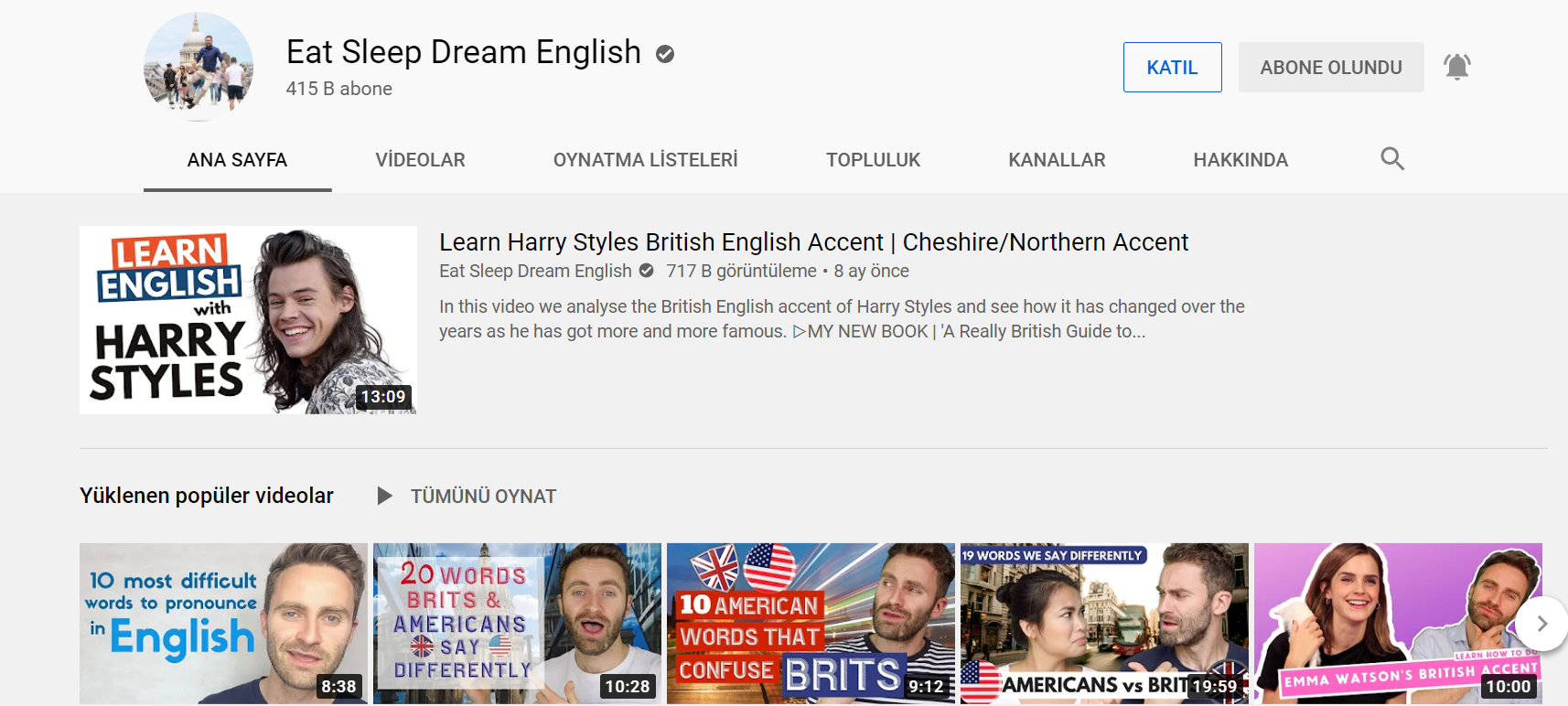 İngilizce Öğrenirken Faydalanabileceğiniz 5 Youtube Kanalı 